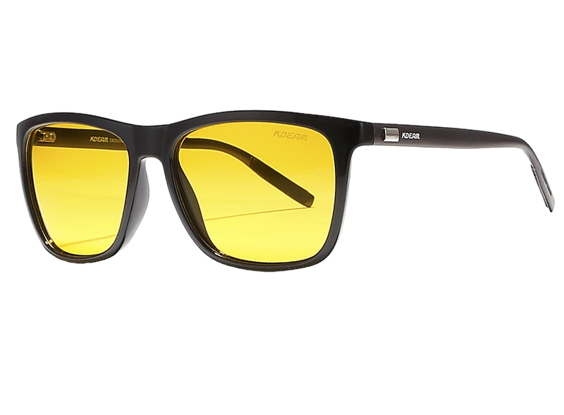 Driving glasses with night vision lenses