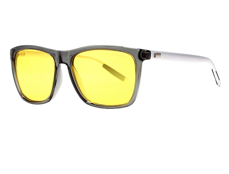 Driving glasses with night vision lenses
