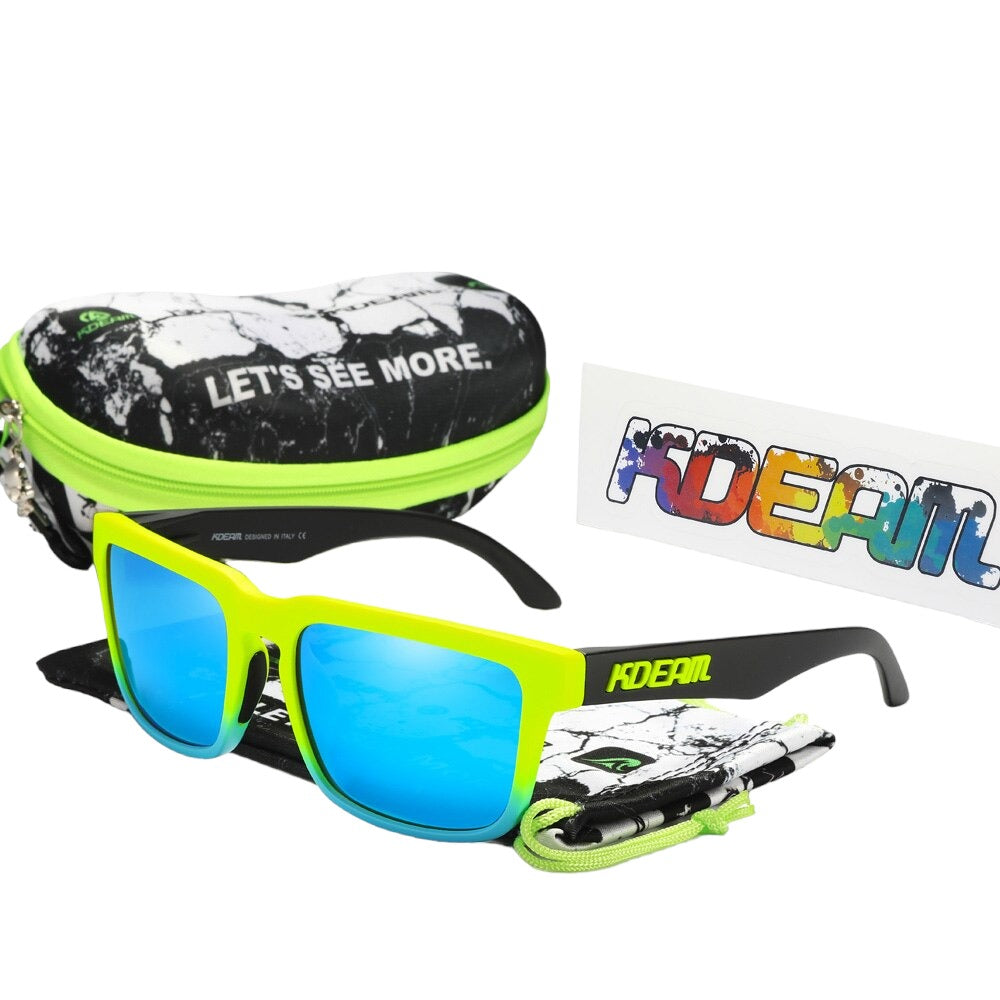 Occhiali Da Sole Polarizzati KDEAM Uomo/Donna - Sportivi, UV400, Lenti Occhiali Da Sole Polarizzati KDEAM Uomo/Donna - Sportivi, UV400, Lenti