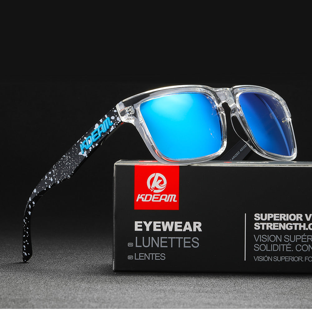 KDEAM new range of polarised sunglasses with tac lenses and tr90 frames for driving fishing and sports for men and women
