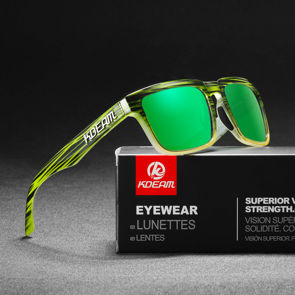 KDEAM designer polarised sunglasses with tac lenses and tr90 frames made for women