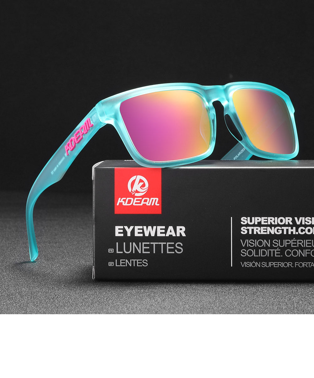 KDEAM designer polarised sunglasses with tac lenses and tr90 frames made for women