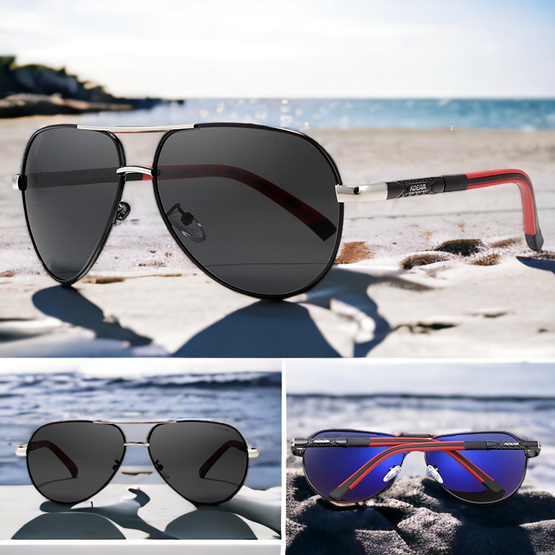 KDEAM aviator style sunglasses for men and women. top gun sunglasses