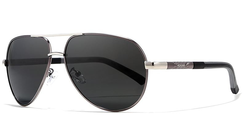 KDEAM aviator style polarised sunglasses for men and women. TOP GUN style sunglasses