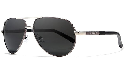 KDEAM aviator style polarised sunglasses for men and women. TOP GUN style sunglasses