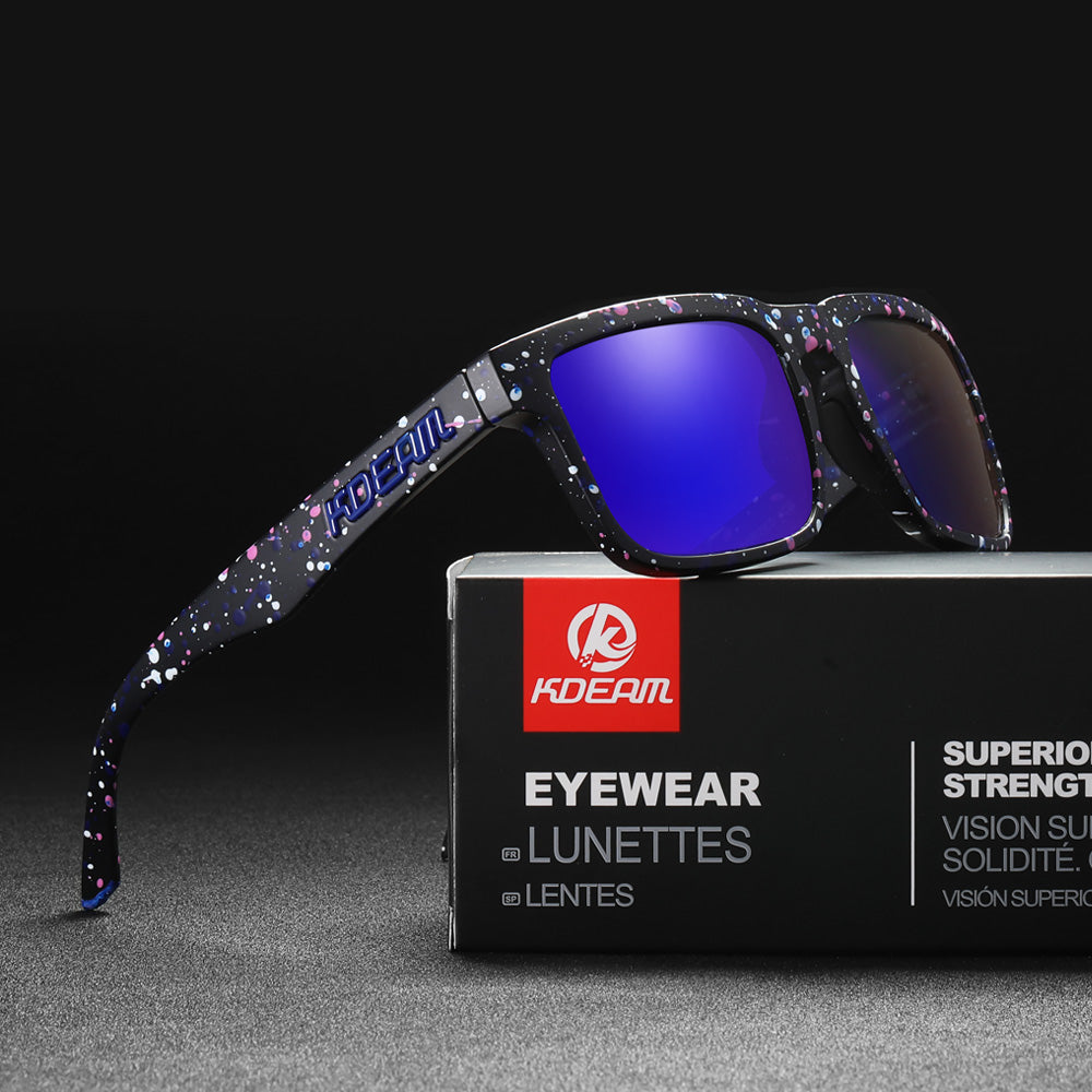 KDEAM new range of polarised sunglasses with tac lenses and tr90 frames for driving fishing and sports for men and women