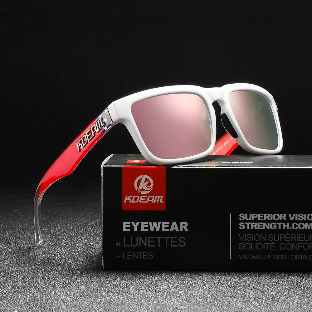 Kdeam TR90 Polarized Sunglasses for Men & Women 100% UV Protection KD747